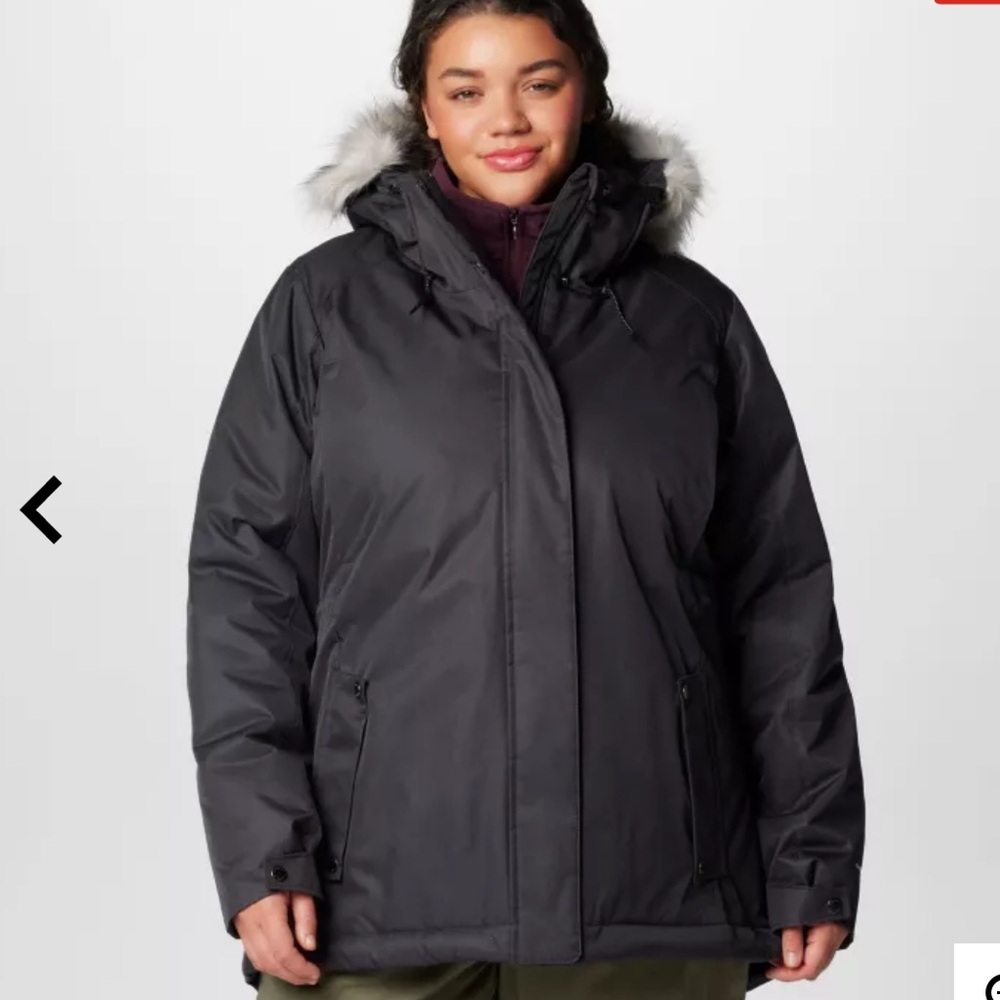 Black Hooded Winter Jacket